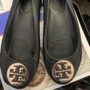 EUC Tory Burch Minnie ballet flats